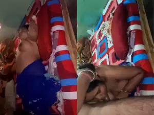 Today Exclusive-Desi Boudi Blowjob and Fucked Part 1
