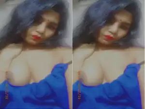 Today Exclusive-Sexy Desi girl Shows her Boobs and pussy Part 5