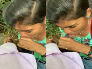 Today Exclusive-Sexy Desi girl Blowjob
