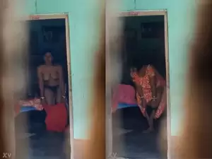 Today Exclusive- Desi Wife Wearing Cloths Record in Hidden Cam Part 1