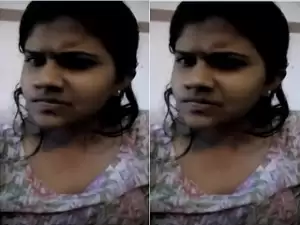 Today Exclusive-Cute Desi girl Shows her Nude Body TO Lover On VC part 1