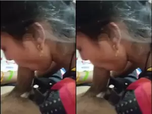 Today Exclusive-Sexy Bhabhi Sucking Dick