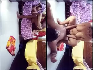 Today Exclusive-Desi Bhabhi Blowjob and Ridding Dick