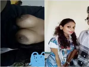 Today Exclusive-Desi Tamil Girl Shows Her Boobs and Pussy