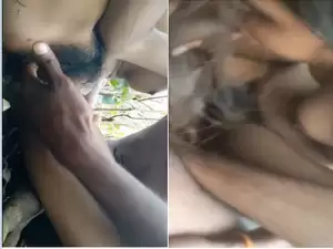 Today Exclusive-Desi Lover Out Door Fucking Part 1
