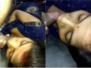 Today Exclusive -Sexy Desi Bhabhi Blowjob