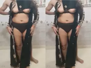 Today Exclusive-Desi Wife Boobs pressing By Hubby