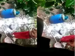 Today Exclusive-Desi Aunty Outdoor bathing