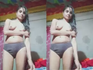 Today Exclusive-Horny Desi girl Fingering