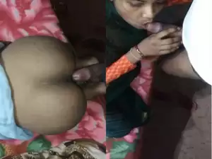 Today Exclusive-Desi Bhabhi Blowjob and Fucked Part 2
