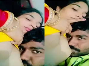 Today Exclusive- Desi Wife Boobs Sucking By Hubby