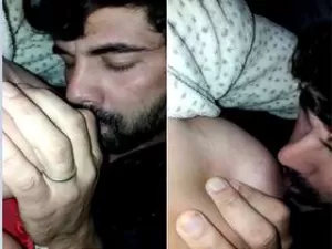 Exclusive- Pak Bhabhi Boob Sucking By Hubby