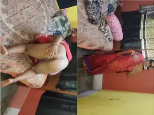 Today Exclusive-Horny Bhabhi Shows Her Ass and Big Boobs Part 1