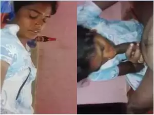 Exclusive- Desi Tamil wife Blowjob