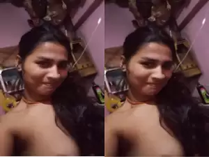 Today Exclusive- Desi Girl Shows Her Nude body