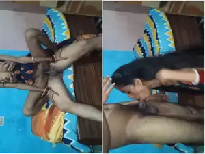 Today Exclusive -Desi Slim Wife Blowjob and Fucked