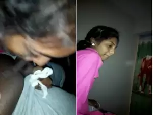 Today Exclusive-Desi Shy Girl Blowjob