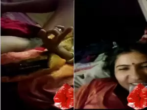 Today Exclusive-Desi Village Wife Shows Her Nude Body On Vc part 3