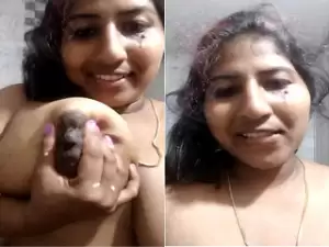 Today Exclusive-Desi Girl Showing Milky Boobs and Pussy Part 5