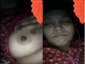 Today Exclusive -Cute Desi Girl Shows Her Boobs and pussy part 2