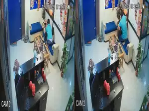 Today Exclusive- Desi Lover Fucking Capture In CCTV part 1