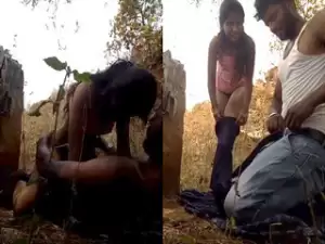 Today Exclusive-Cute Desi Girl OutDoor Fucking