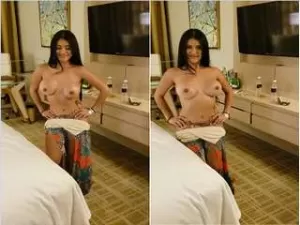 Exclusive- Sexy 2 NRI Girl Nude Dance