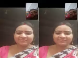 Today Exclusive- Sexy Desi Bhabhi Shows her Boobs and Pussy On VC part 2