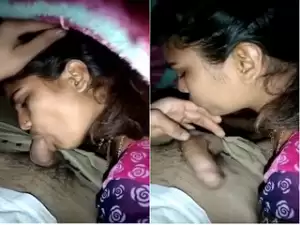 Today Exclusive- Desi Wife Give Blowjob