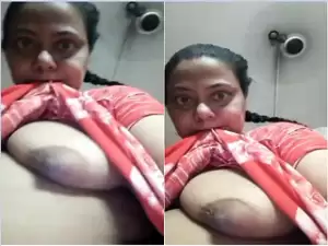 Today Exclusive- Desi Wife Shows her Boobs Part 2