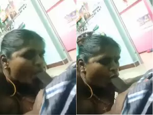 Today Exclusive- Desi Mallu Aunty Blowjob