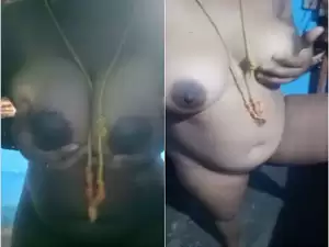 Today Exclusive-Horny Tamil Wife Showing Her Nude Body Part 5