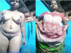 Today Exclusive-Horny Tamil Wife Showing Her Nude Body Part 2