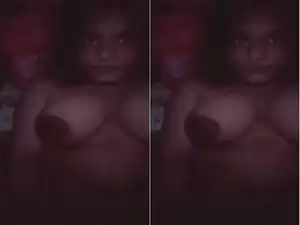 Today Exclusive- Desi Girl Shows her Boobs and Pussy part 2