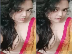 Today Exclusive-Desi Bangla Girl Shows Boobs part 1