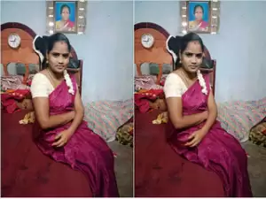Today Exclusive- Tamil Wife Nude Video Record By Hubby