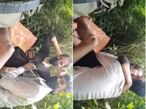 Today Exclusive- Desi Lover OutDoor Fucking