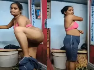 Today Exclusive- Tamil Wife Nude Video Record by Hubby
