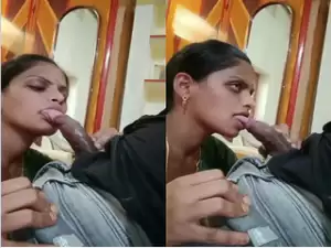 Today Exclusive-Desi Girl Sucking Lover Dick