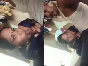 Today Exclusive-Desi Wife Sucking Dick