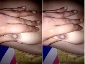 Exclusive- Desi Wife Boob Pressing by Hubby