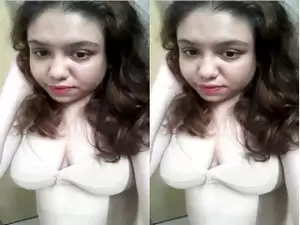 Today Exclusive- Horny Desi Girl Shows Her Boobs And Pussy Part 6