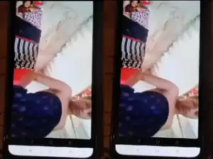 Today Exclusive- Desi Bhabhi Shows her Boobs on VC part 2