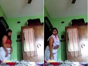Exclusive- Desi Girl Change Cloths