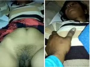 Exclusive- Sexy Desi Bhabhi Brest Pressing And Pussy Capture By Hubby