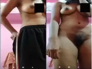 Exclusive- Cute Desi Girl Strip her Cloths and Showing her Boobs and Pussy part 1