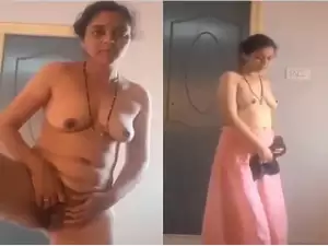 Sexy Desi Wife Striping and Ridding Dick