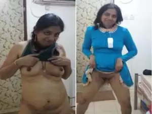 Today Exclusive- Famous Delhi Bhabhi Wearing Cloths
