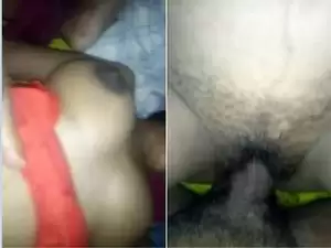 Exclusive- Desi Bhabhi Boob pressing and Hard Fucked By Hubby