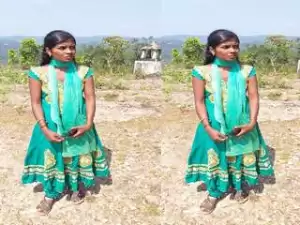 Today Exclusive- Cute Desi Village Girl Caught by village people While Sex with Bf Outdoor